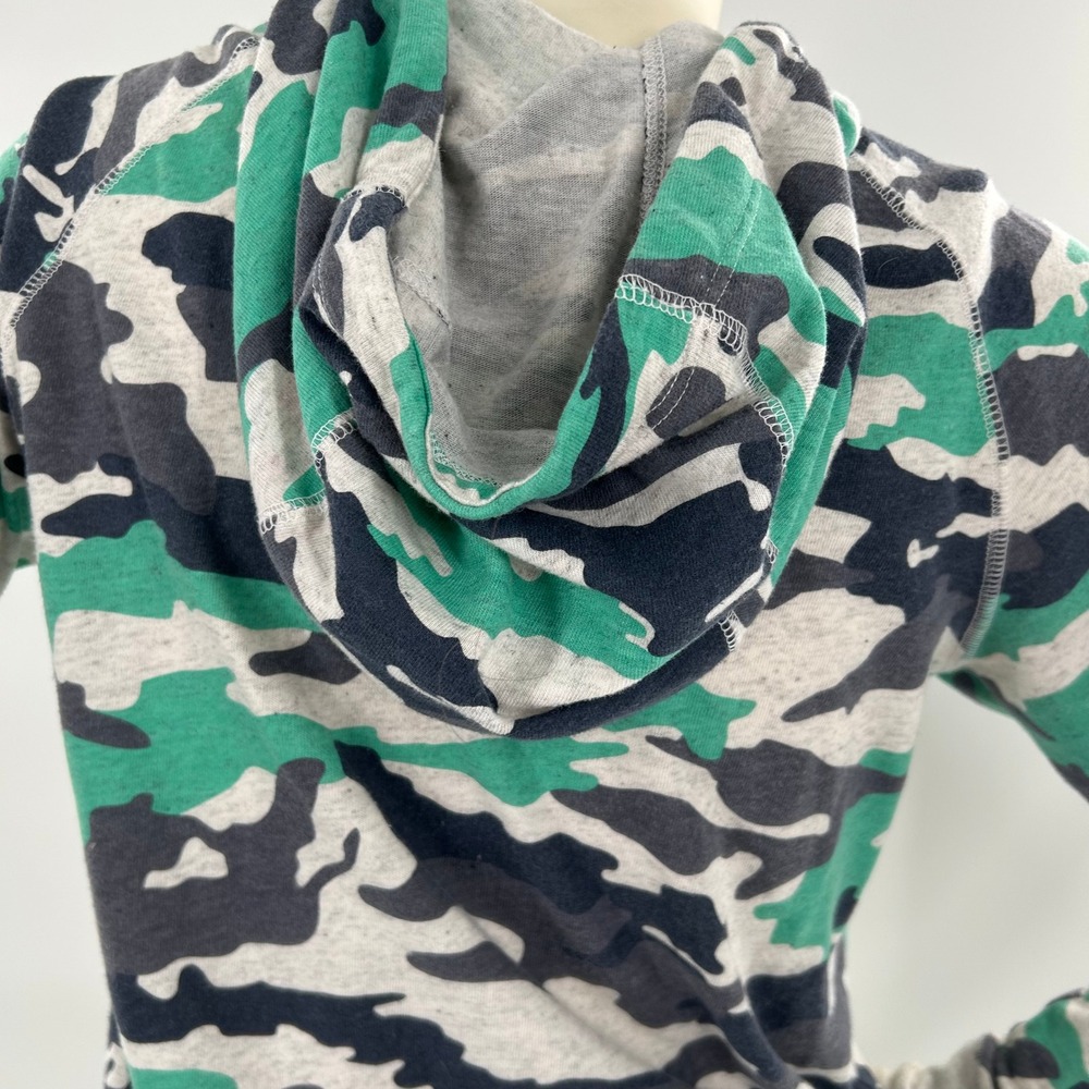 Nike‎ Women's Camo Zip Up Hoodie Small Green Black Gray Casual Athleisure - Picture 5 of 8
